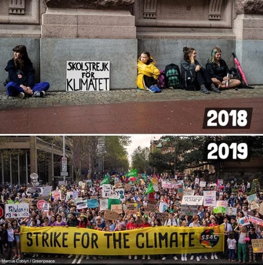 Greta Thunber climatestrike